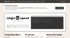 Desktop Screenshot of ninja-squad.com