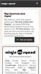 Mobile Screenshot of ninja-squad.com